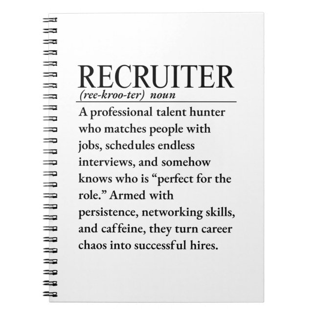 Carnet Recruteur (Devant)