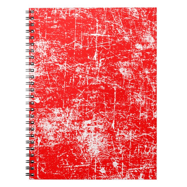 Carnet Red Distressed (Devant)