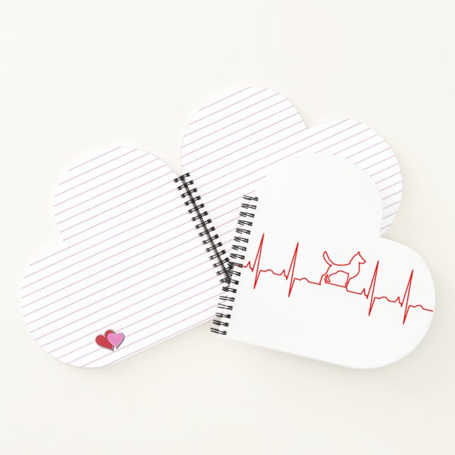 Carnet Red Dog Heartbeat (Intérieur)