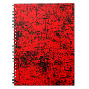 Carnet Red Grunge