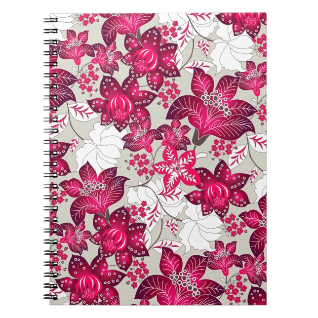 Carnet Red hibiscus (Devant)