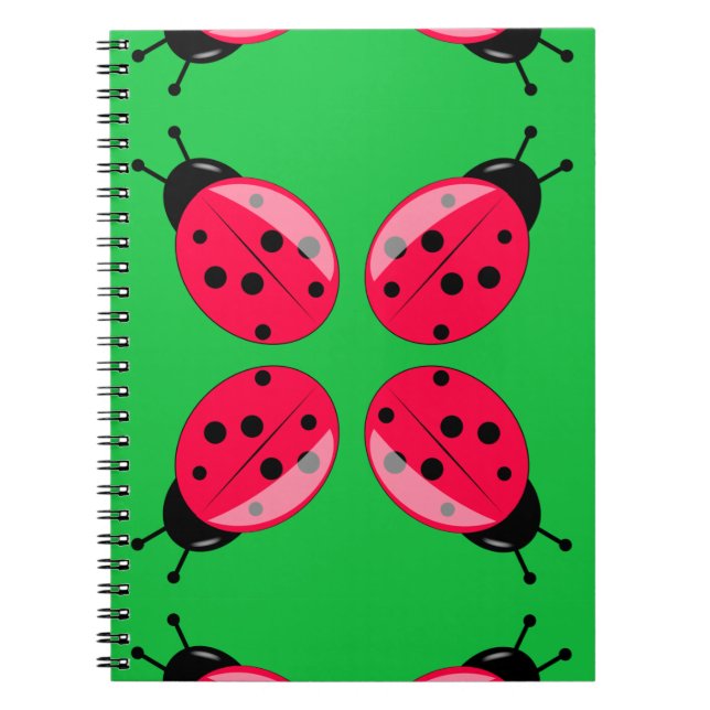 Carnet Red Ladybugs (Devant)