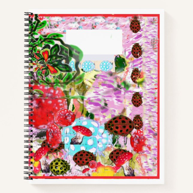 Carnet Red Ladybugs ABC Letters Tracer (Devant)
