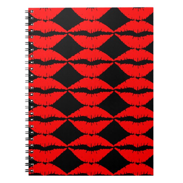 Carnet Red Lips (Devant)