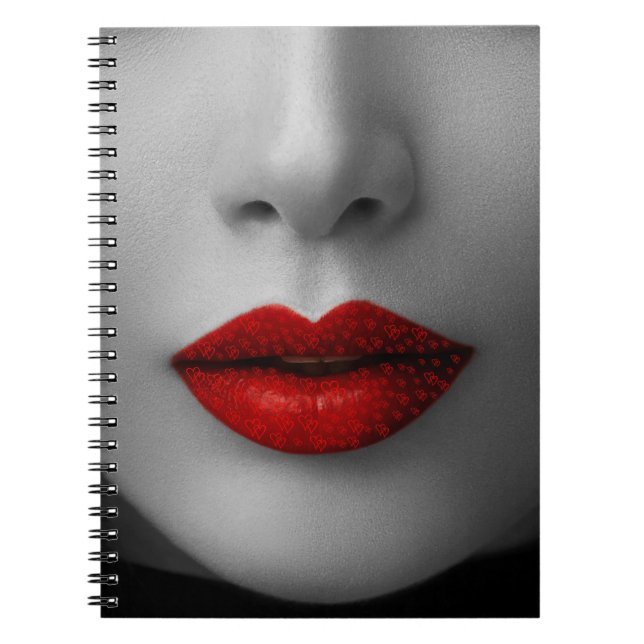 Carnet Red Lips (Devant)