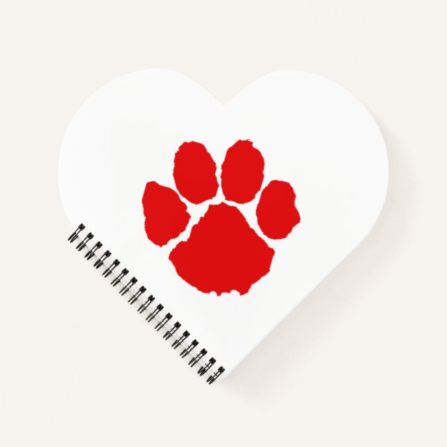Carnet Red Paw  Café  (Devant)