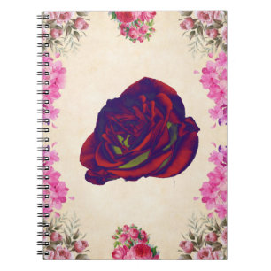 Carnet Red Rose