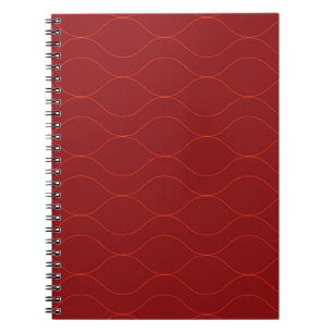 Carnet Red, simple, elegant, cool wave abstraction art