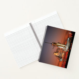 Carnet Red Sky for Space Shuttle Atlantis Launch