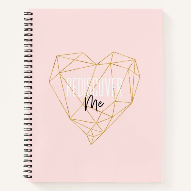 Carnet Redécouvrez-moi un gros ordinateur portable Spiral (Devant)