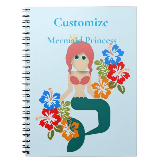 Carnet Redhead Mermaid Princess Thunder_Cove (Devant)