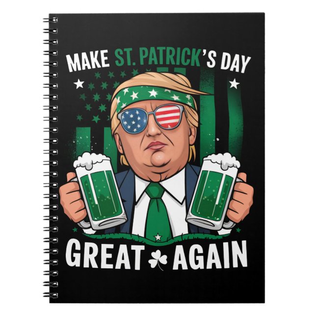 Carnet Refaire éclater la Saint-Patrick, Trump irlandais (Devant)