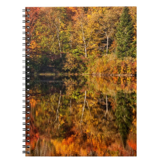 Carnet Reflet d'automne sur l'étang Coffin (Devant)