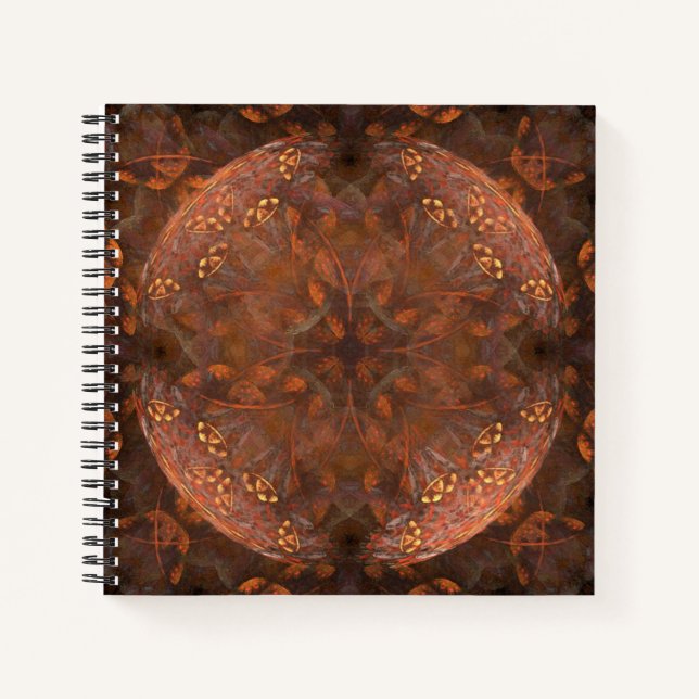 Carnet Reflet doré de cuivre (Devant)