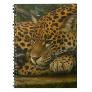 Carnet Reflet Jaguar - Serene Wildlife Art Print