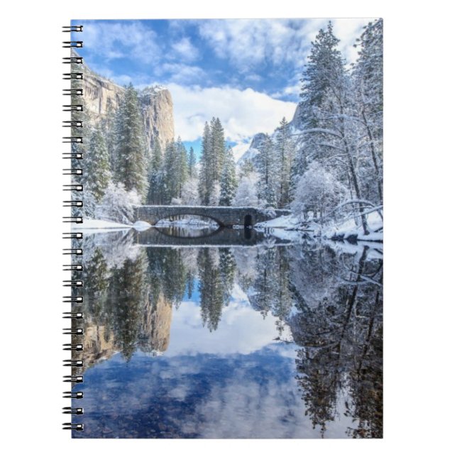 Carnet Réflexion d'hiver chez Yosemite (Devant)