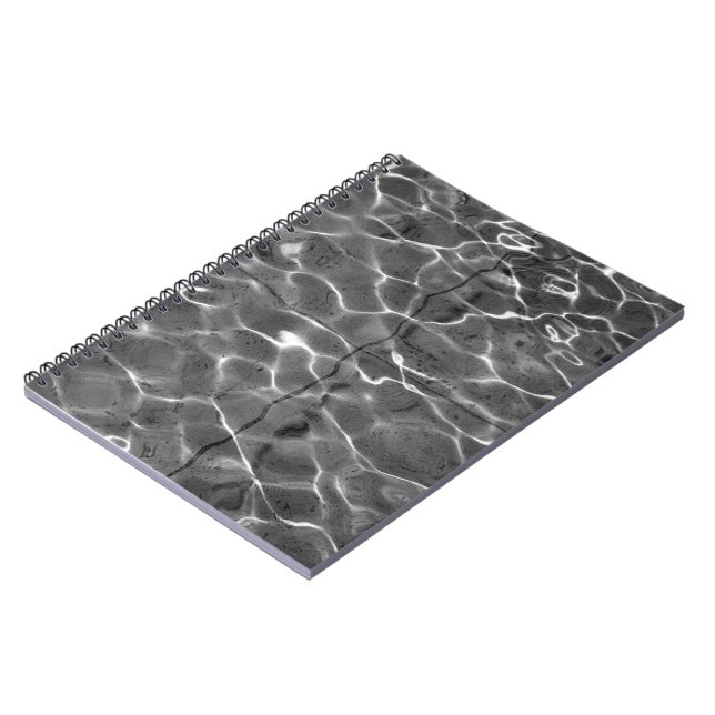 Carnet Réflexions Légères Sur L'Eau : Noir & Blanc (Côté gauche)