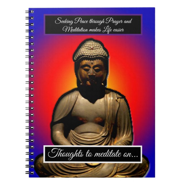 Carnet Réflexions sur lesquelles méditer (Devant)