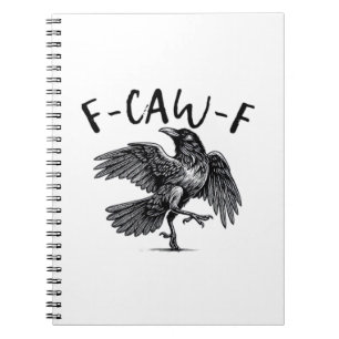 Carnet Regard décontracté esthétique gothique drôle F Cor