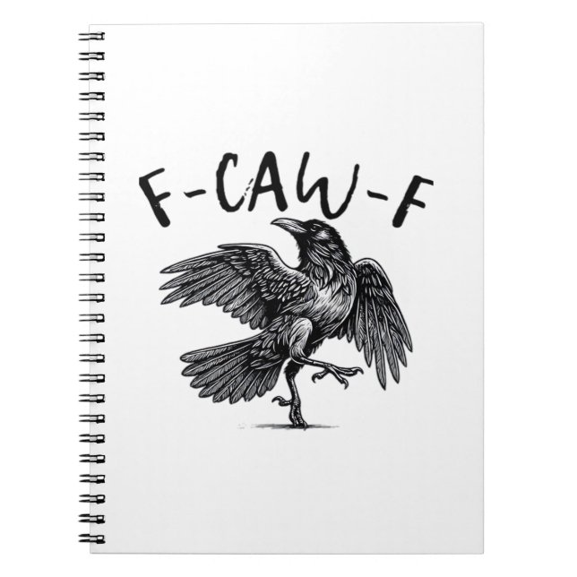 Carnet Regard décontracté esthétique gothique drôle F Cor (Devant)