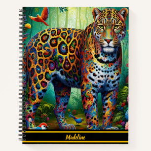 Carnet Regard léopard : Majesté tropicale en mouvement