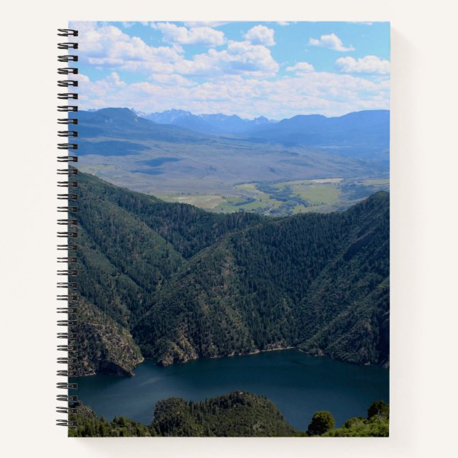 Carnet Regardant la rivière Gunnison (Devant)