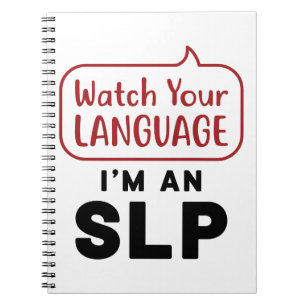 Carnet Regardez votre langue Je suis un SLP