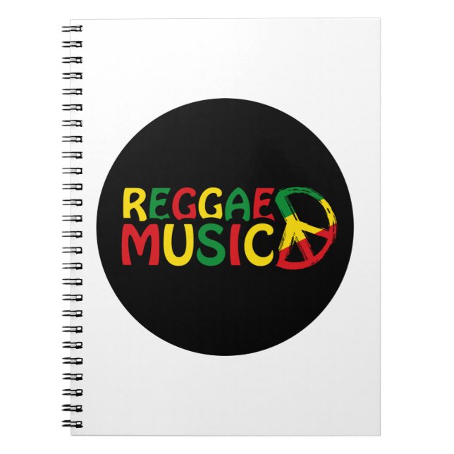 Carnet Reggae Musique design, reggae art (Devant)