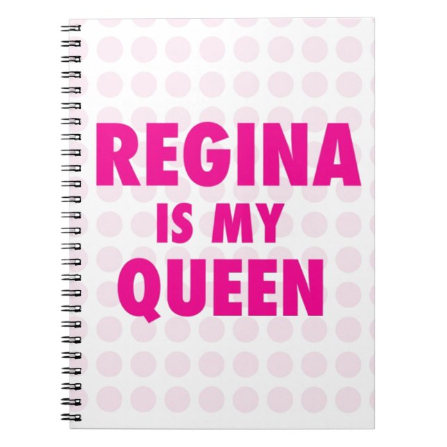Carnet Regina est ma reine (Devant)