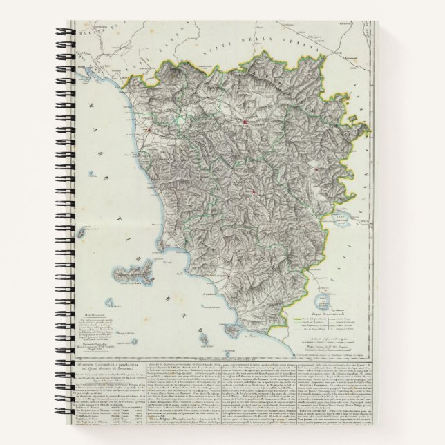 Carnet Région de Toscane Italie (Devant)