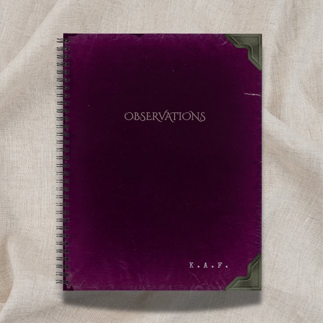 Carnet Registre d'observations de l'érudit gothique 2026 (Créateur téléchargé)