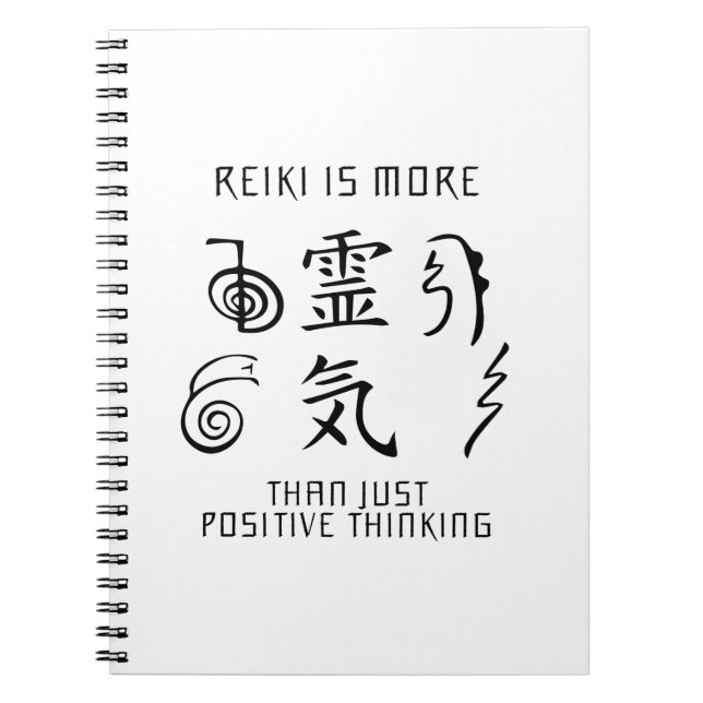Carnet Réiki de pensée positive | Cadeaux spirituels (Devant)