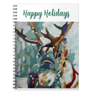 Carnet Reindeer Spiral Notebook