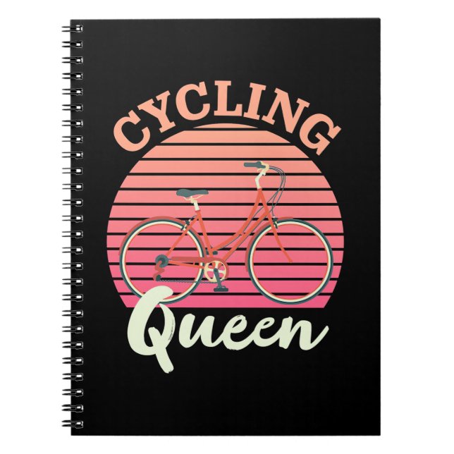 Carnet Reine cycliste (Devant)