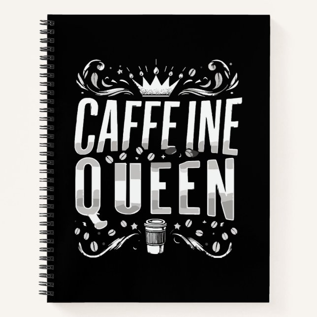 Carnet reine de caféine (Devant)