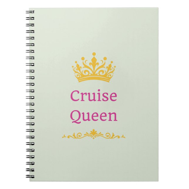 Carnet Reine de croisière (Devant)