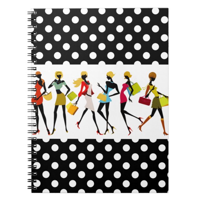 CARNET REINE DE LA COLLECTION DE SHOPPING (Devant)