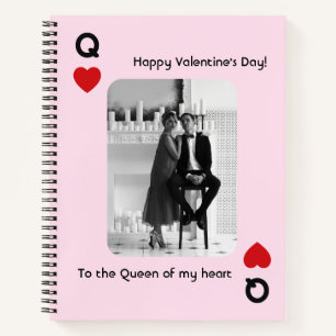 Carnet Reine de mon coeur Saint-Valentin Photo