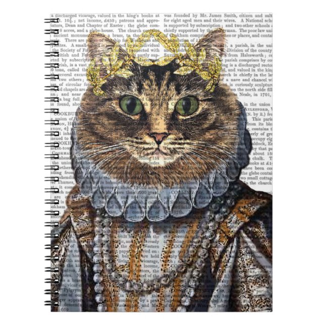 Carnet Reine des chats (Devant)