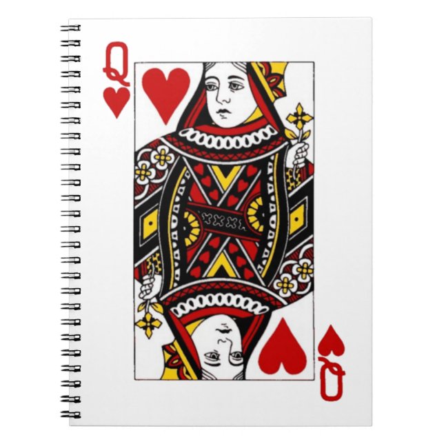 Carnet Reine des Coeurs (Devant)