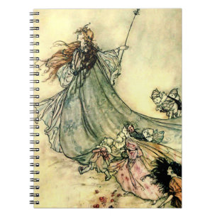 Carnet « Reine des fées » par Arthur Rackham
