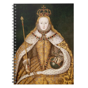 Carnet Reine Elizabeth I en Robes de couronnement