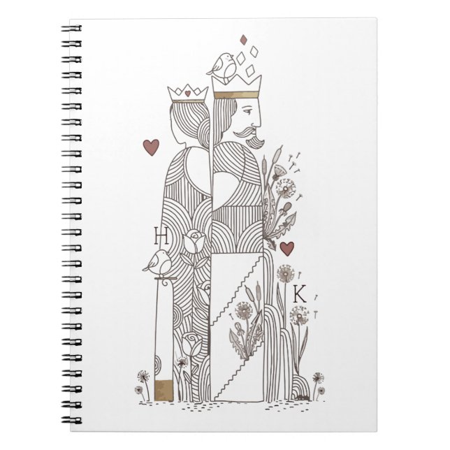 Carnet Reine+Roi (Devant)