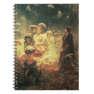 Carnet Reine vintage de sirène