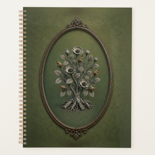 Carnet relié Stone Wild Rose (Devant)