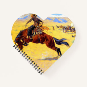 Carnet Remington Old West Horse et Cowboy