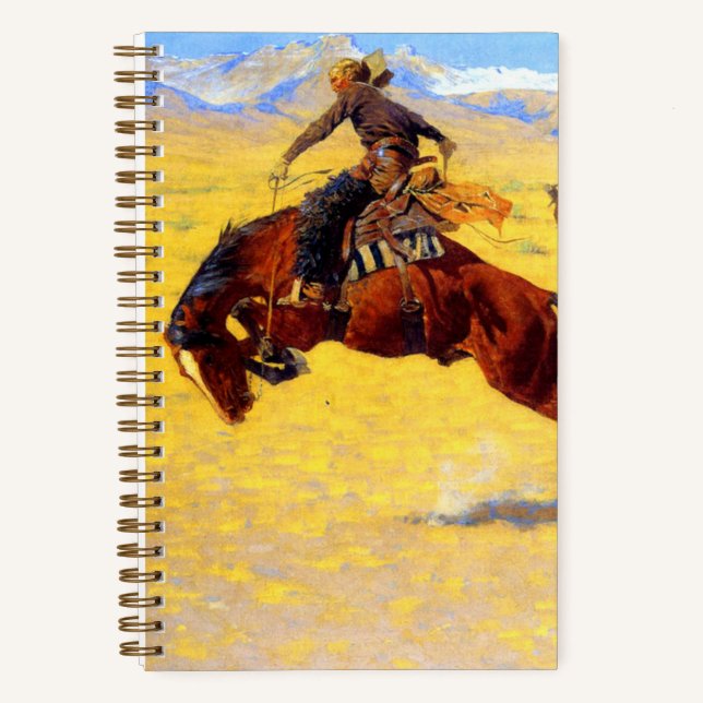 Carnet Remington Old West Horse et Cowboy (Recto)