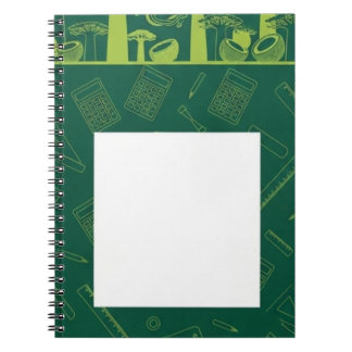 Carnet Remplissage vert