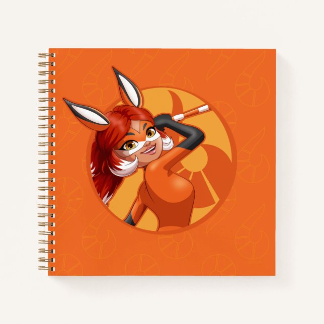 Carnet Rena Rouge Orange Badge (Devant)