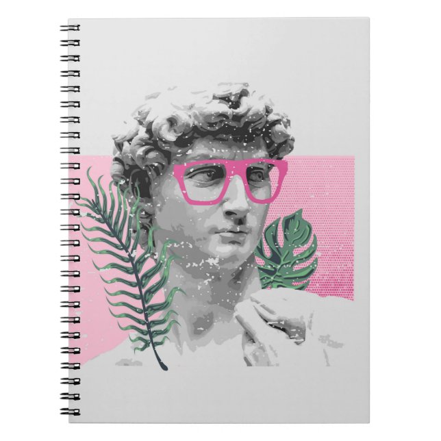Carnet renaissance david sculpture élégant t-shirt et ap (Devant)